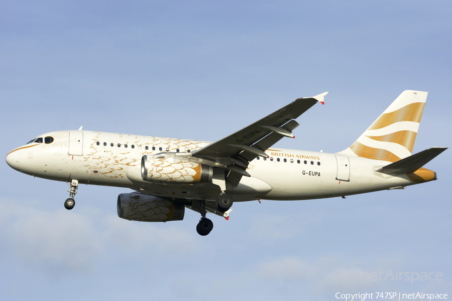 British Airways Airbus A319-131 (G-EUPA) | Photo 38422