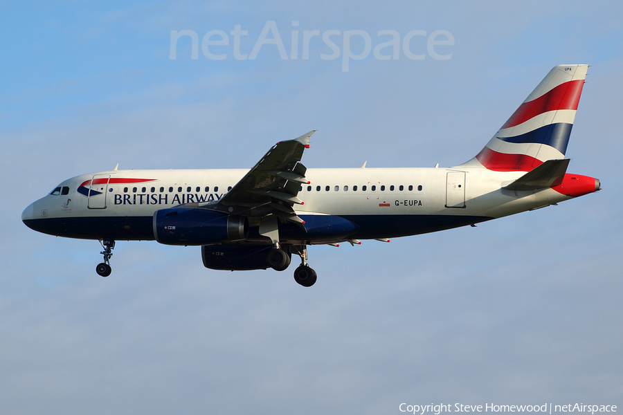 British Airways Airbus A319-131 (G-EUPA) | Photo 410946