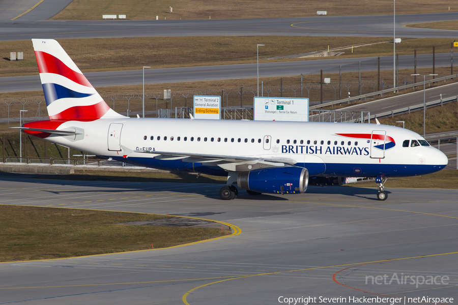 British Airways Airbus A319-131 (G-EUPA) | Photo 210721