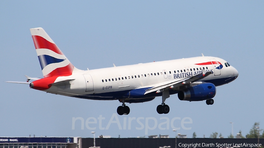 British Airways Airbus A319-131 (G-EUPB) | Photo 210766