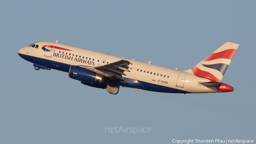British Airways Airbus A319-131 (G-EUPB) | Photo 440238