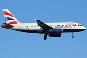 British Airways Airbus A319-131 (G-EUPB) at  Dusseldorf - International, Germany