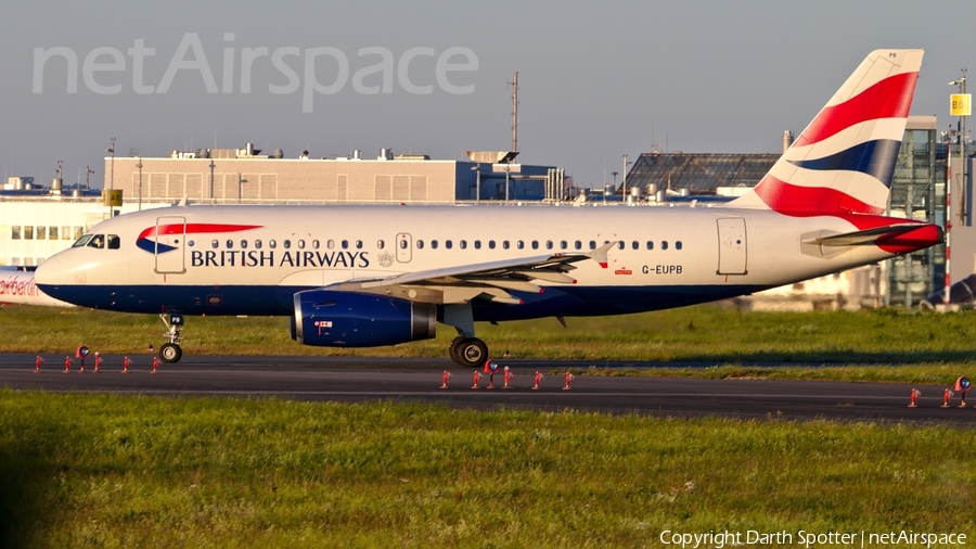 British Airways Airbus A319-131 (G-EUPB) | Photo 167316