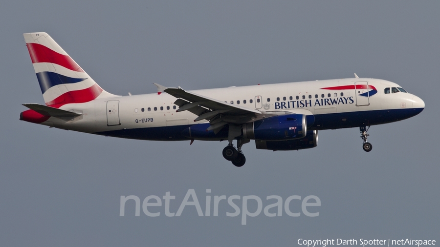 British Airways Airbus A319-131 (G-EUPB) | Photo 235428