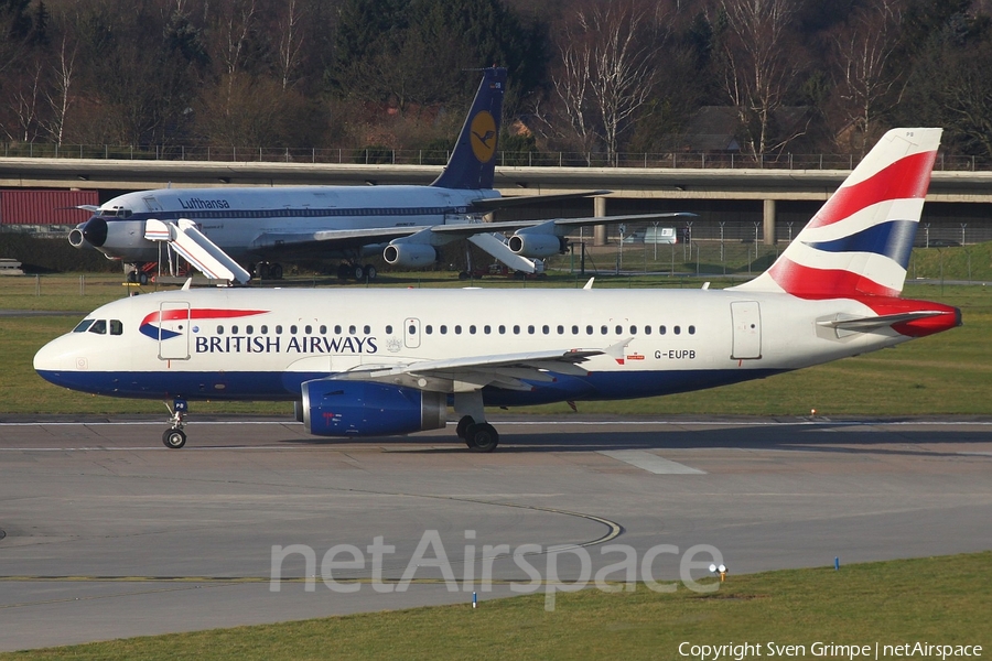 British Airways Airbus A319-131 (G-EUPB) | Photo 92658