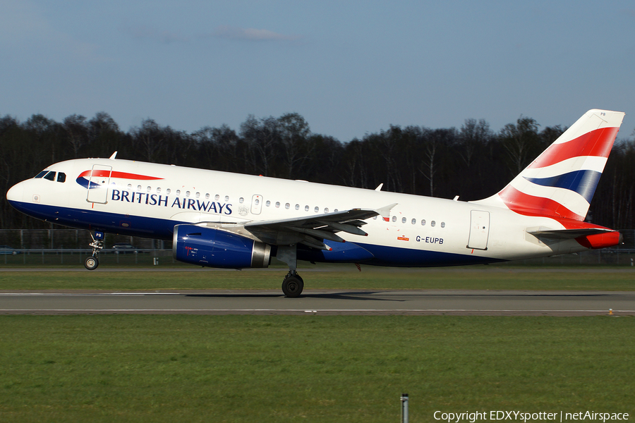 British Airways Airbus A319-131 (G-EUPB) | Photo 275690