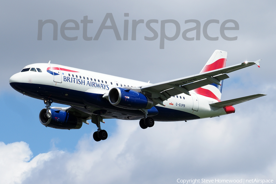 British Airways Airbus A319-131 (G-EUPB) | Photo 168528