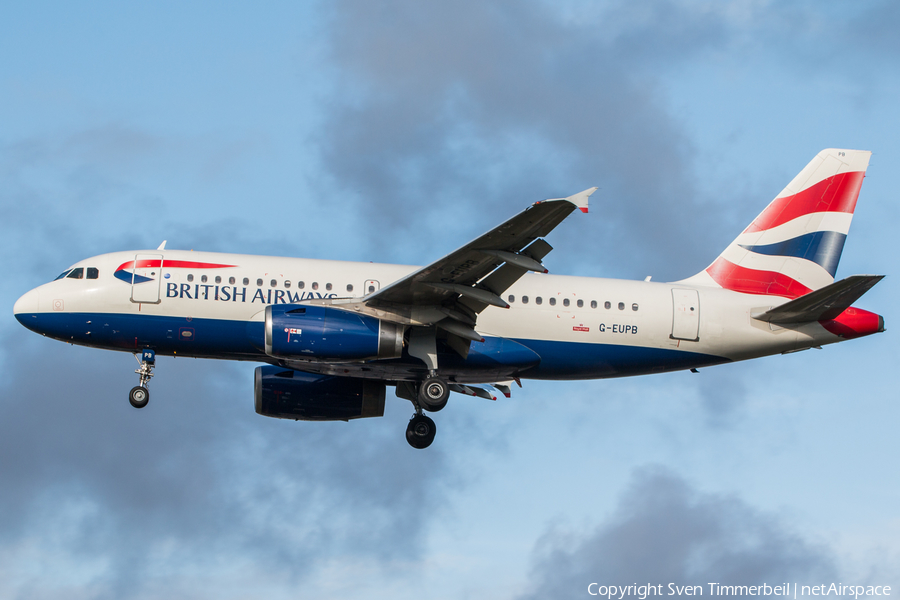 British Airways Airbus A319-131 (G-EUPB) | Photo 359388