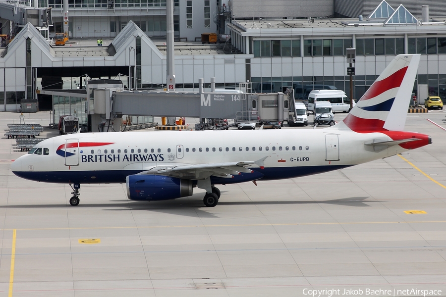 British Airways Airbus A319-131 (G-EUPB) | Photo 140266