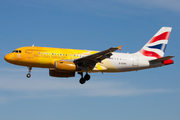 British Airways Airbus A319-131 (G-EUPC) at  Barcelona - El Prat, Spain