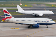 British Airways Airbus A319-131 (G-EUPC) at  Dusseldorf - International, Germany