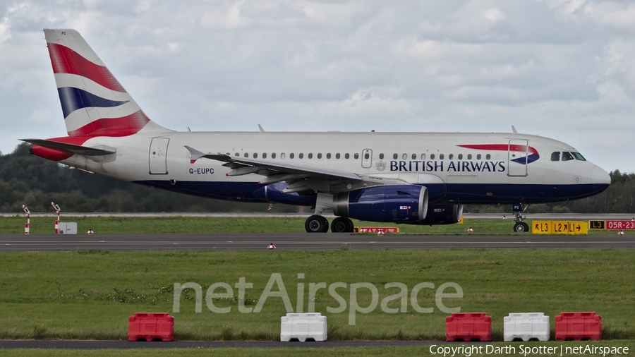 British Airways Airbus A319-131 (G-EUPC) | Photo 231529