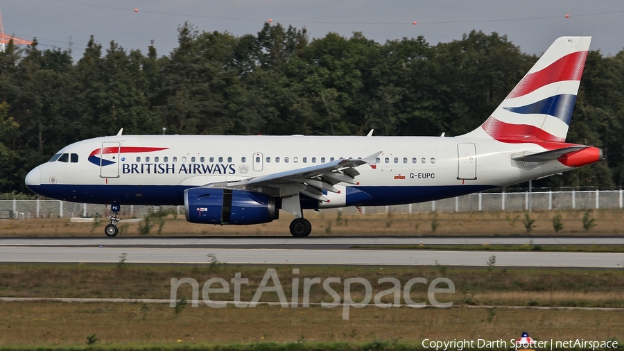 British Airways Airbus A319-131 (G-EUPC) | Photo 223420
