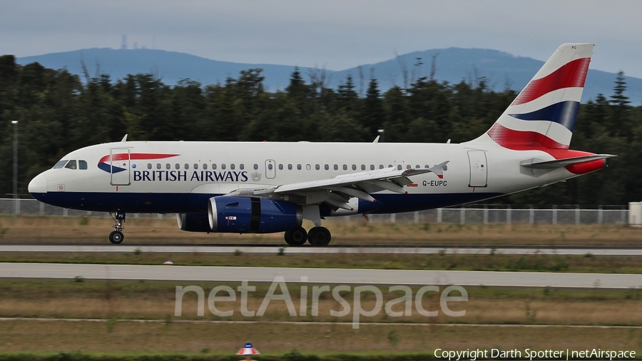 British Airways Airbus A319-131 (G-EUPC) | Photo 223426