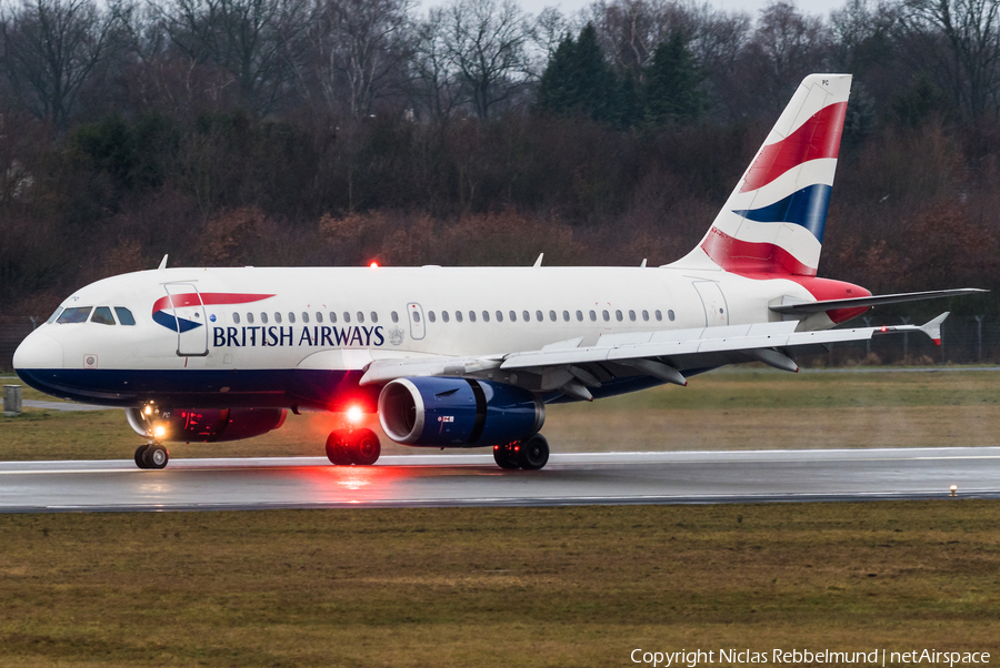 British Airways Airbus A319-131 (G-EUPC) | Photo 290698