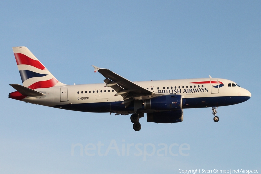 British Airways Airbus A319-131 (G-EUPC) | Photo 441757