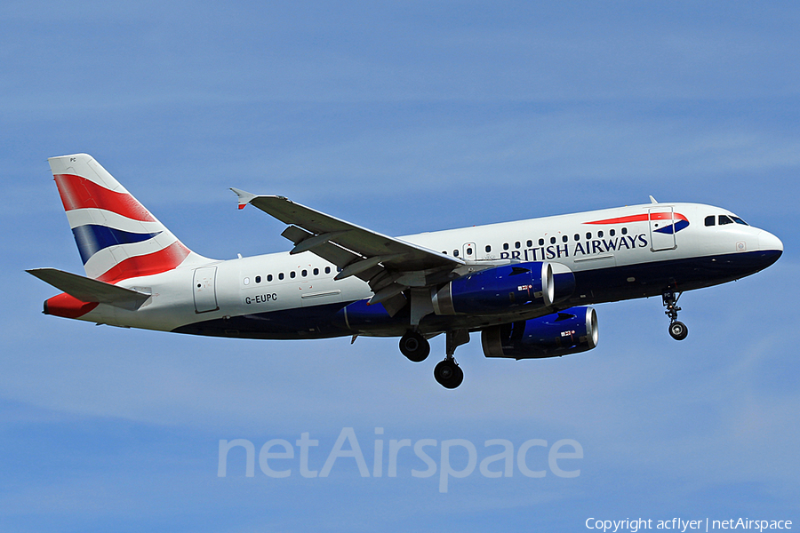 British Airways Airbus A319-131 (G-EUPC) | Photo 176255