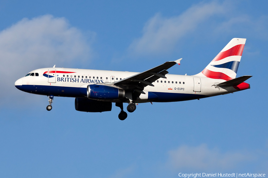 British Airways Airbus A319-131 (G-EUPC) | Photo 643963