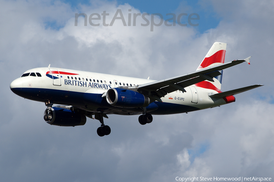 British Airways Airbus A319-131 (G-EUPC) | Photo 668979