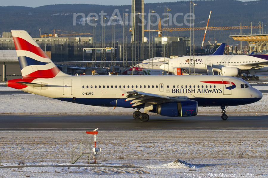 British Airways Airbus A319-131 (G-EUPC) | Photo 263696