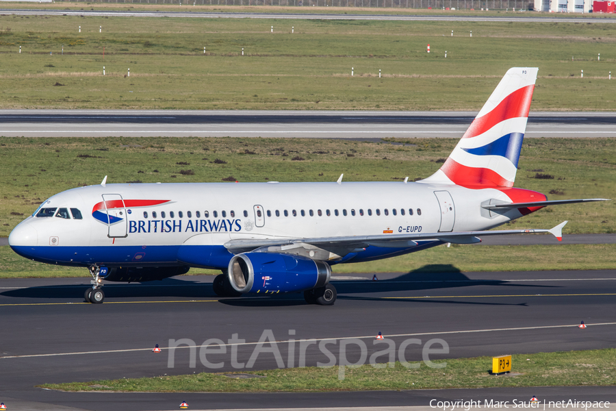 British Airways Airbus A319-131 (G-EUPD) | Photo 280785