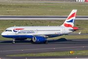 British Airways Airbus A319-131 (G-EUPD) at  Dusseldorf - International, Germany