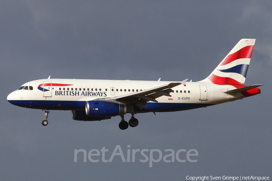 British Airways Airbus A319-131 (G-EUPD) | Photo 16791