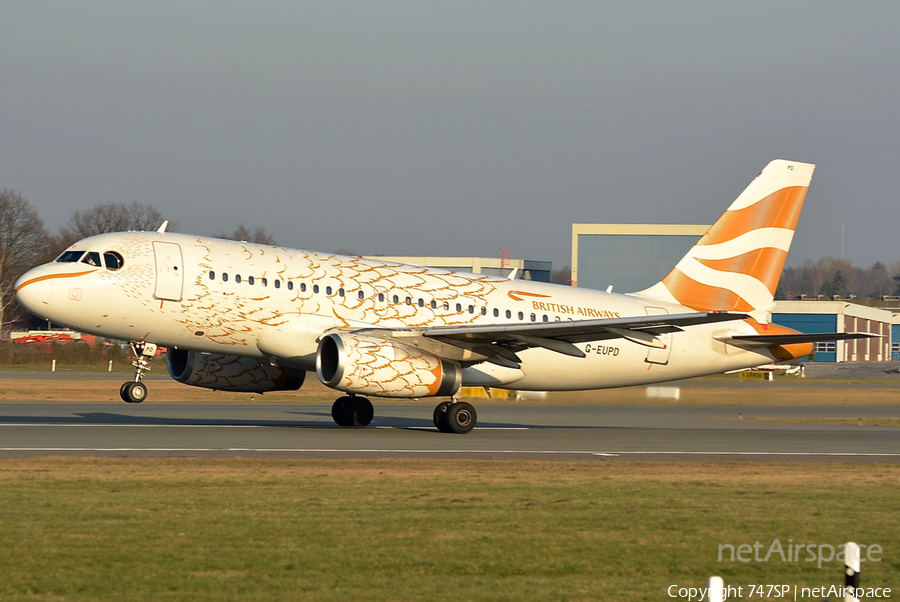 British Airways Airbus A319-131 (G-EUPD) | Photo 43347