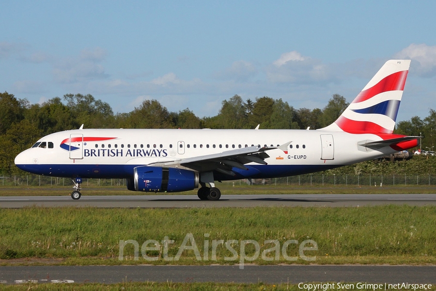 British Airways Airbus A319-131 (G-EUPD) | Photo 322746