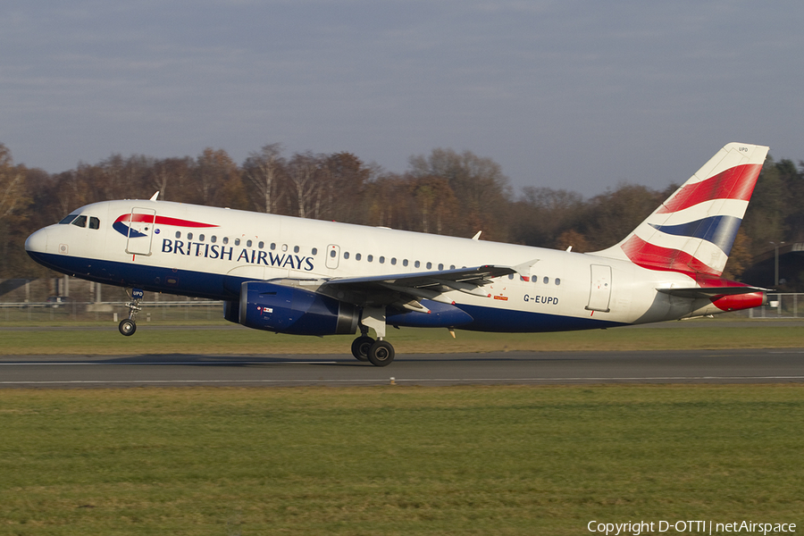 British Airways Airbus A319-131 (G-EUPD) | Photo 372579