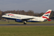 British Airways Airbus A319-131 (G-EUPD) at  Hamburg - Fuhlsbuettel (Helmut Schmidt), Germany