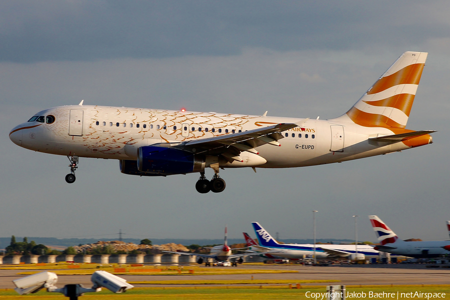 British Airways Airbus A319-131 (G-EUPD) | Photo 187356