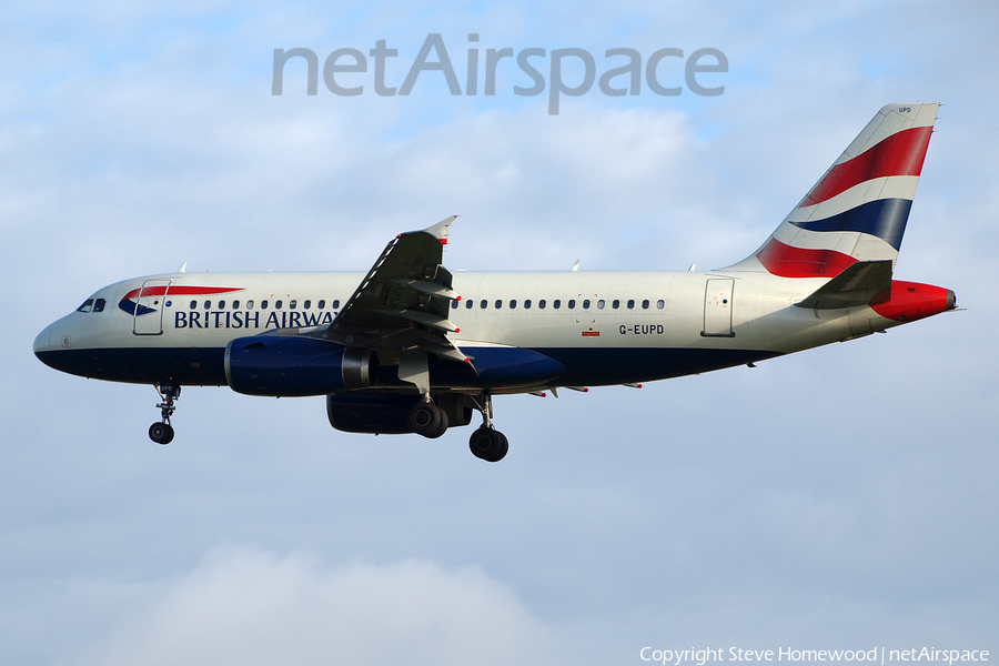 British Airways Airbus A319-131 (G-EUPD) | Photo 410947