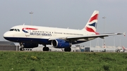 British Airways Airbus A319-131 (G-EUPE) at  Amsterdam - Schiphol, Netherlands