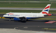 British Airways Airbus A319-131 (G-EUPE) at  Dusseldorf - International, Germany