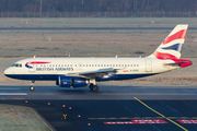 British Airways Airbus A319-131 (G-EUPE) at  Dusseldorf - International, Germany