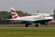 British Airways Airbus A319-131 (G-EUPE) at  Hamburg - Fuhlsbuettel (Helmut Schmidt), Germany