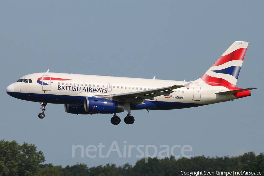 British Airways Airbus A319-131 (G-EUPE) | Photo 15750