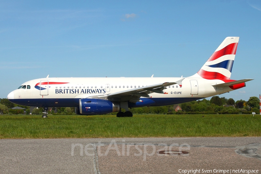British Airways Airbus A319-131 (G-EUPE) | Photo 35180