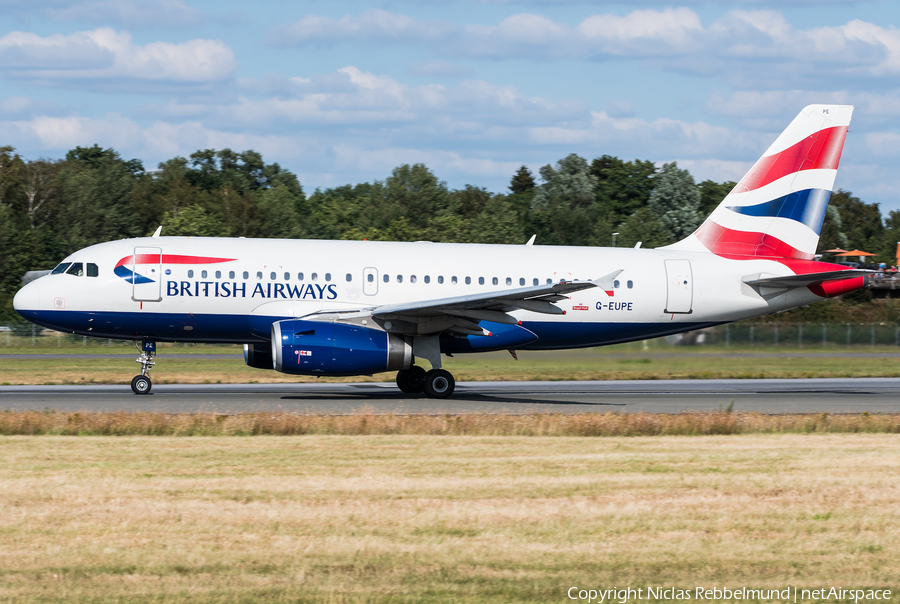 British Airways Airbus A319-131 (G-EUPE) | Photo 336651