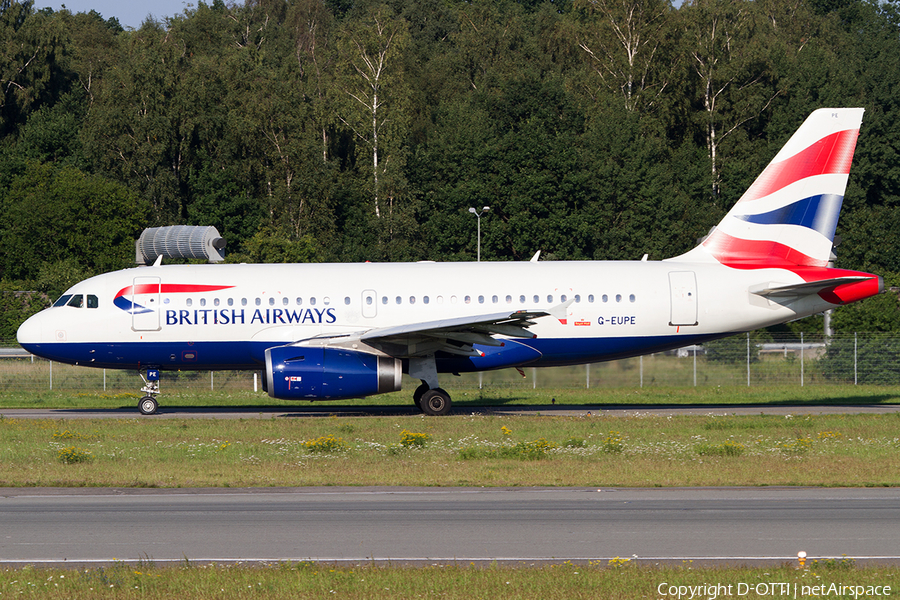British Airways Airbus A319-131 (G-EUPE) | Photo 512360