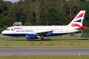 British Airways Airbus A319-131 (G-EUPE) at  Hamburg - Fuhlsbuettel (Helmut Schmidt), Germany