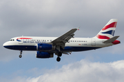 British Airways Airbus A319-131 (G-EUPE) at  London - Heathrow, United Kingdom