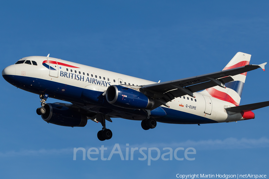 British Airways Airbus A319-131 (G-EUPE) | Photo 129980