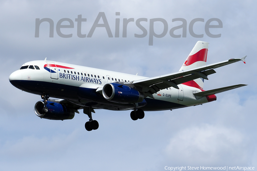 British Airways Airbus A319-131 (G-EUPE) | Photo 168538