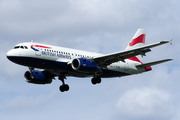 British Airways Airbus A319-131 (G-EUPE) at  London - Heathrow, United Kingdom