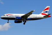 British Airways Airbus A319-131 (G-EUPE) at  London - Heathrow, United Kingdom