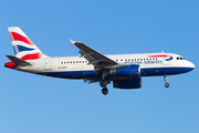 British Airways Airbus A319-131 (G-EUPE) at  London - Heathrow, United Kingdom