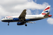 British Airways Airbus A319-131 (G-EUPE) at  London - Heathrow, United Kingdom