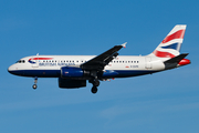 British Airways Airbus A319-131 (G-EUPE) at  London - Heathrow, United Kingdom